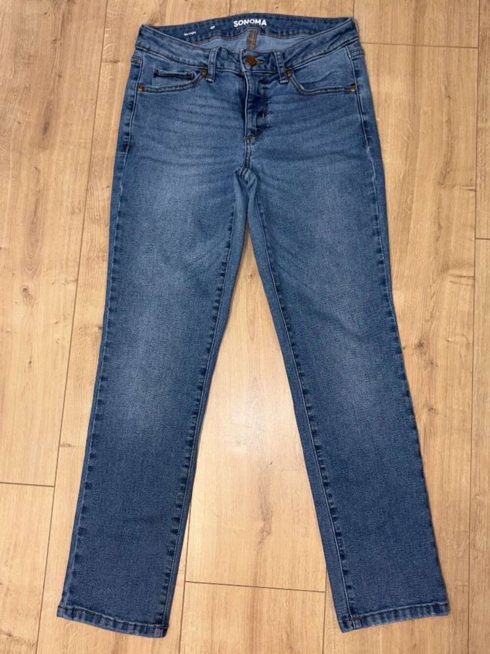 Sonoma Straight Leg Denim Midrise